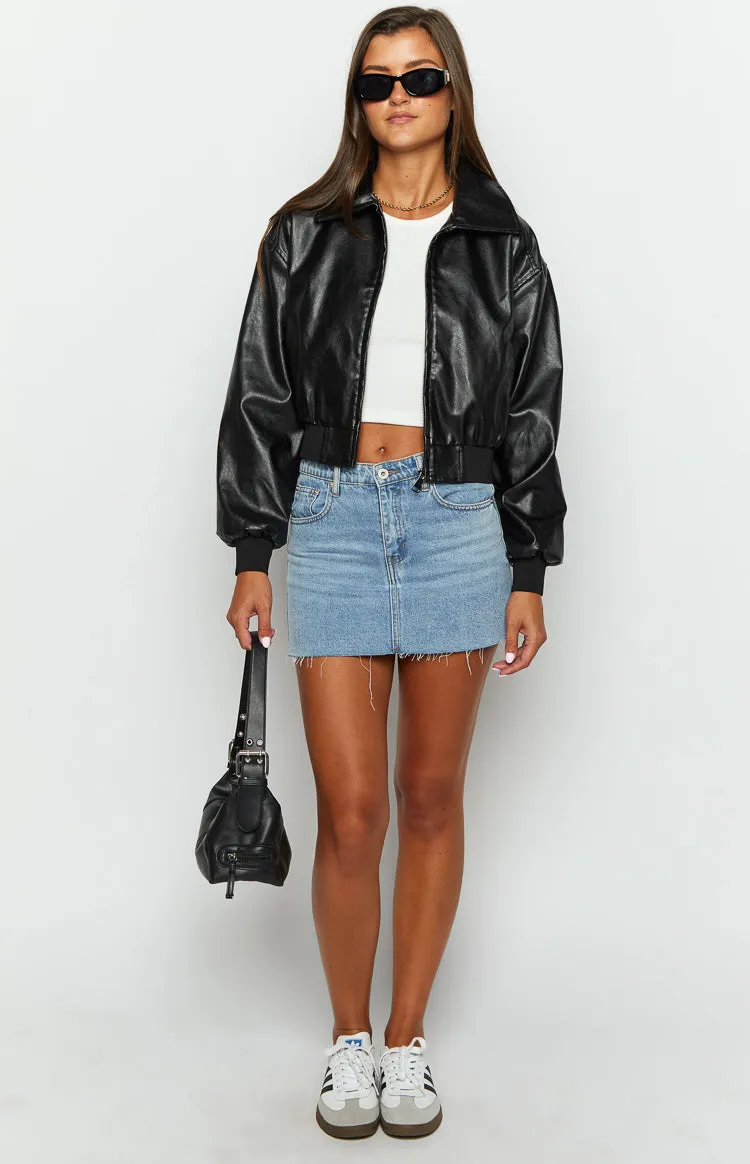 Abbi Black Cropped Jacket