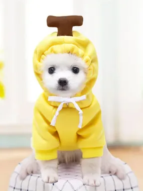 Adorable Banana Dog Halloween Costume