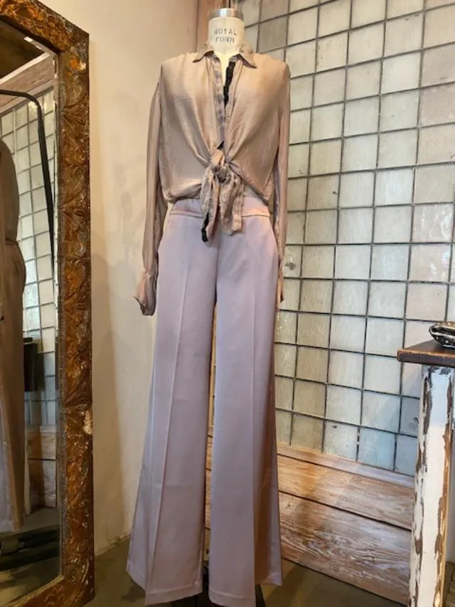 Avenue Montaigne Carla Satin Pants