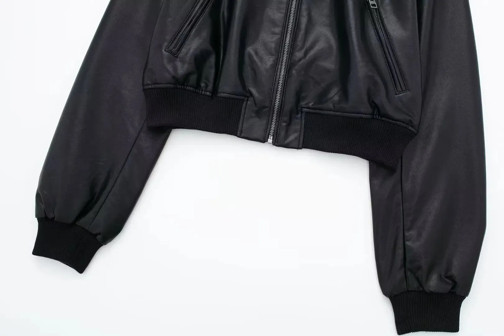 Aviator Leatherette Jacket Urban Suede Bomber