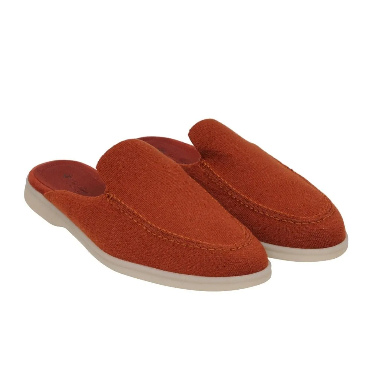 Babouche Walk Loafers Orange M Wish Knitted Slip On