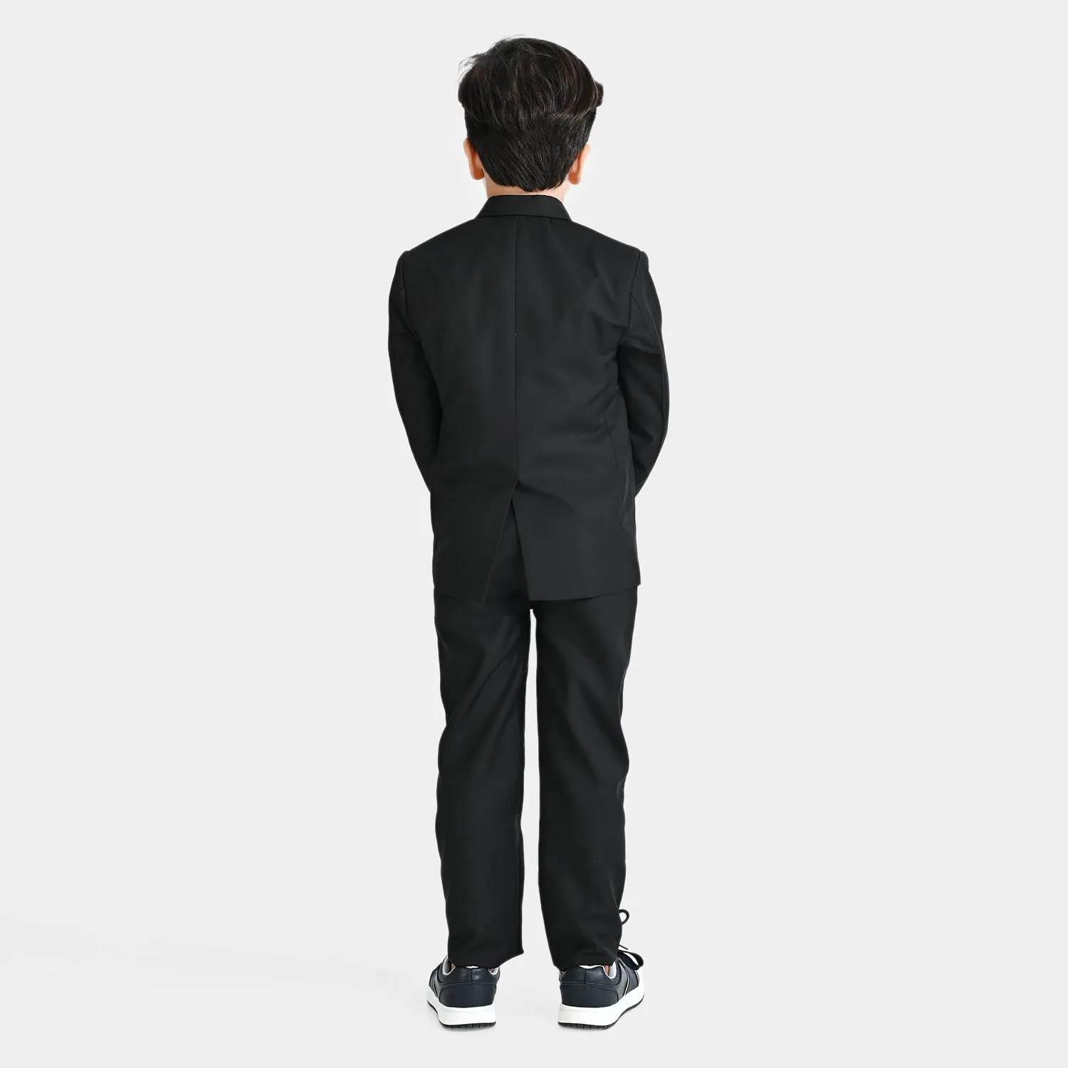 Boys Coat Pant 3PC Suit-BLACK