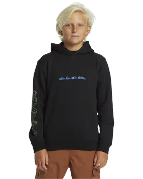 Boys Graphic Hoodie in Black