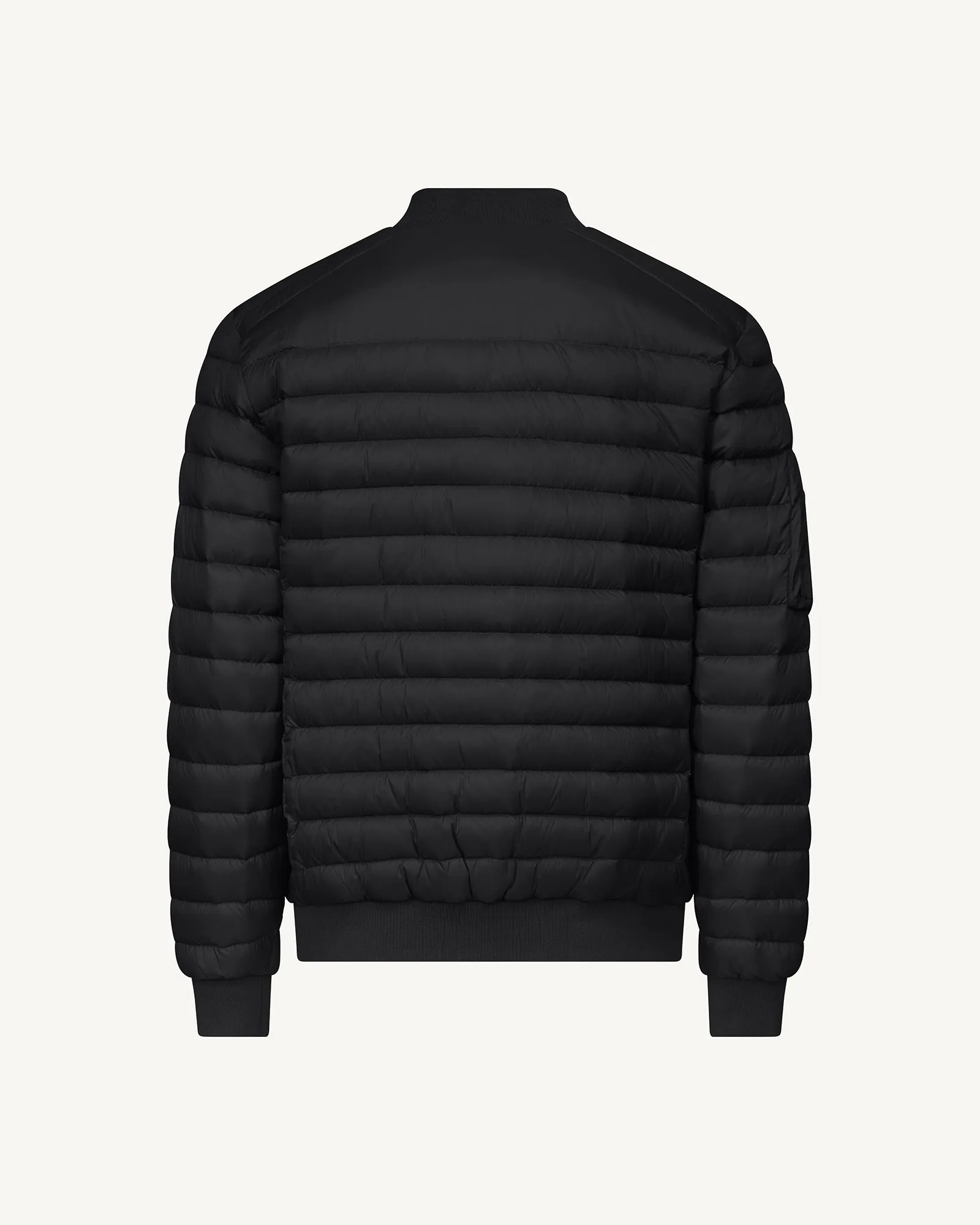 Brian bomber-style down jacket Black