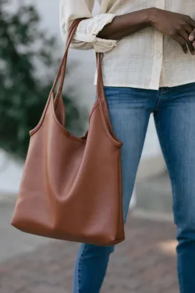 Brown Slouchy Tote