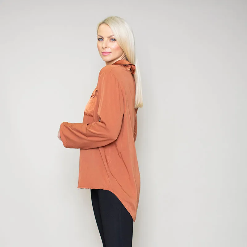 Carrie Pocket Shirt (Bronze)