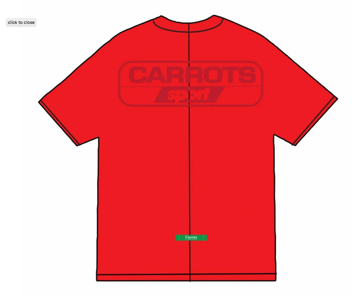 CARROTS SPORT T-SHIRT (Red)