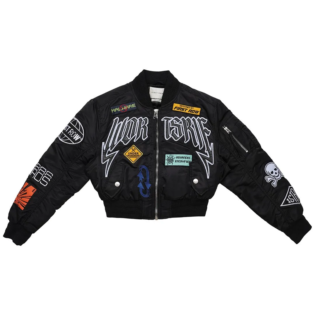 CAUTION MULTI PATCHES MA-1 JACKET