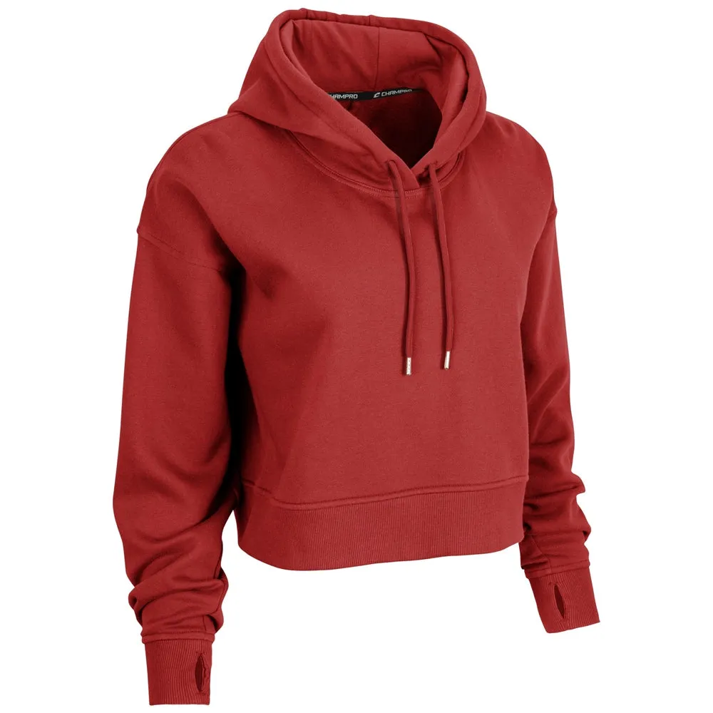 Champro Victory Fleece Women's Crop Hoodie