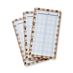 Circa Bomber Jacket Checklist Pad Trio (set of 3)