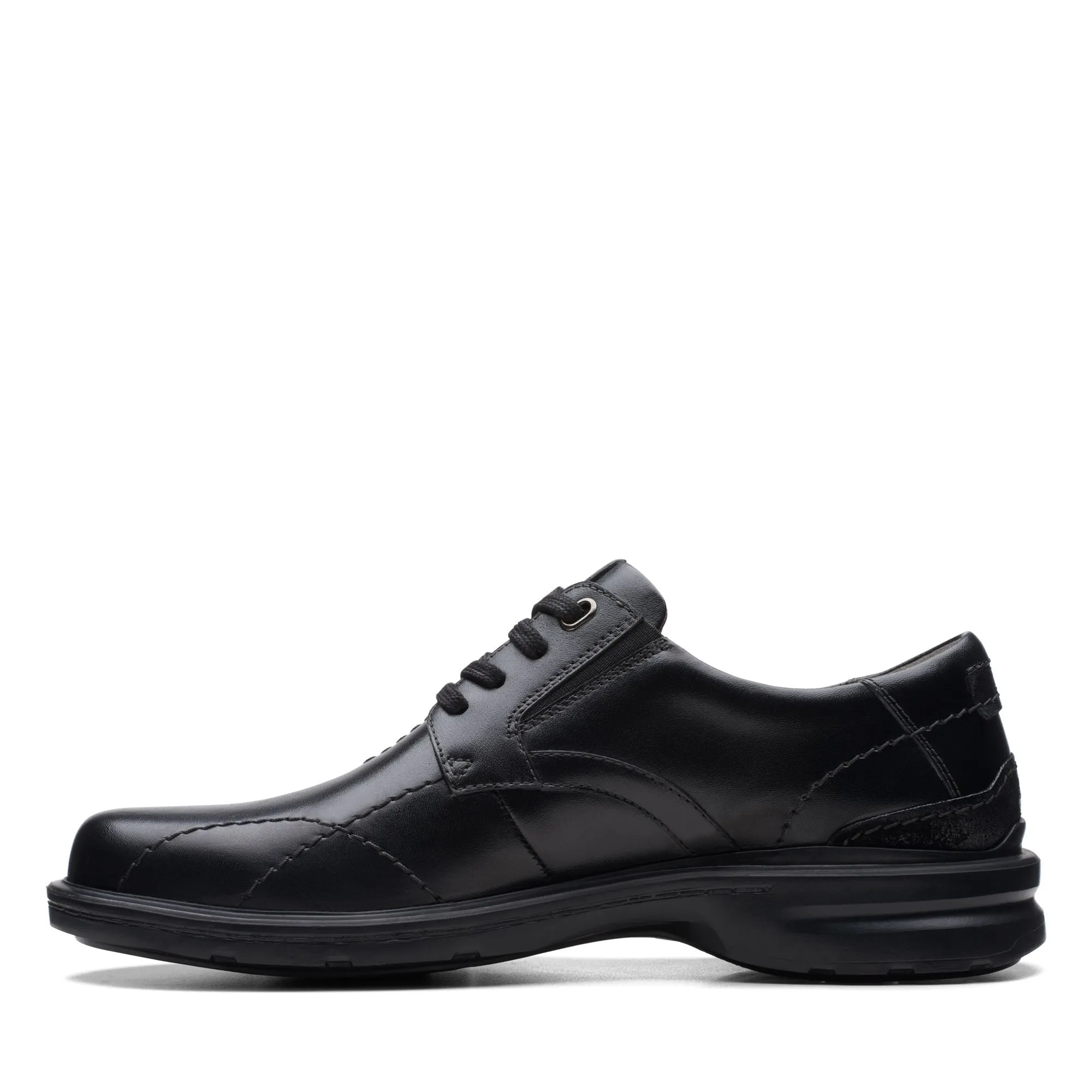 Clarks Men's Gessler Lace - Black Leather