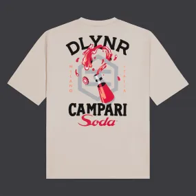 DLYNR / Campari Soda Wave Over Tee Beige