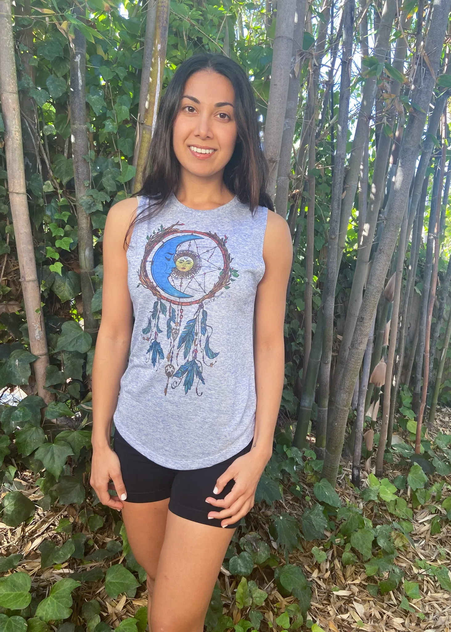 Dream Catcher Linen Boyfriend Tee