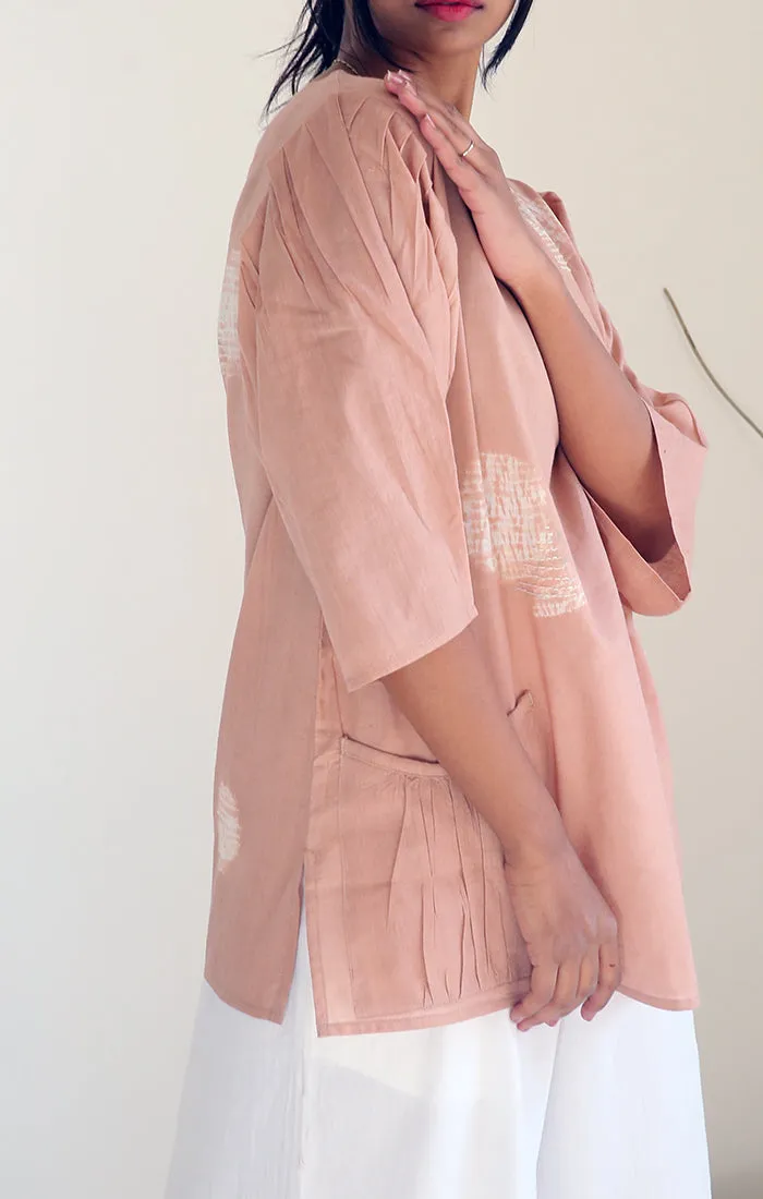 Dusty Pink Nui Shibori Top