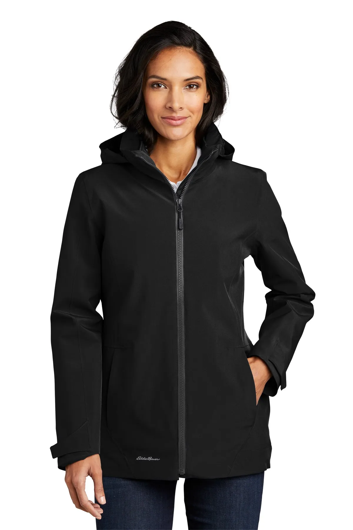 Eddie Bauer Ladies WeatherEdge Custom 3-in-1 Jackets, Black/ Storm Grey