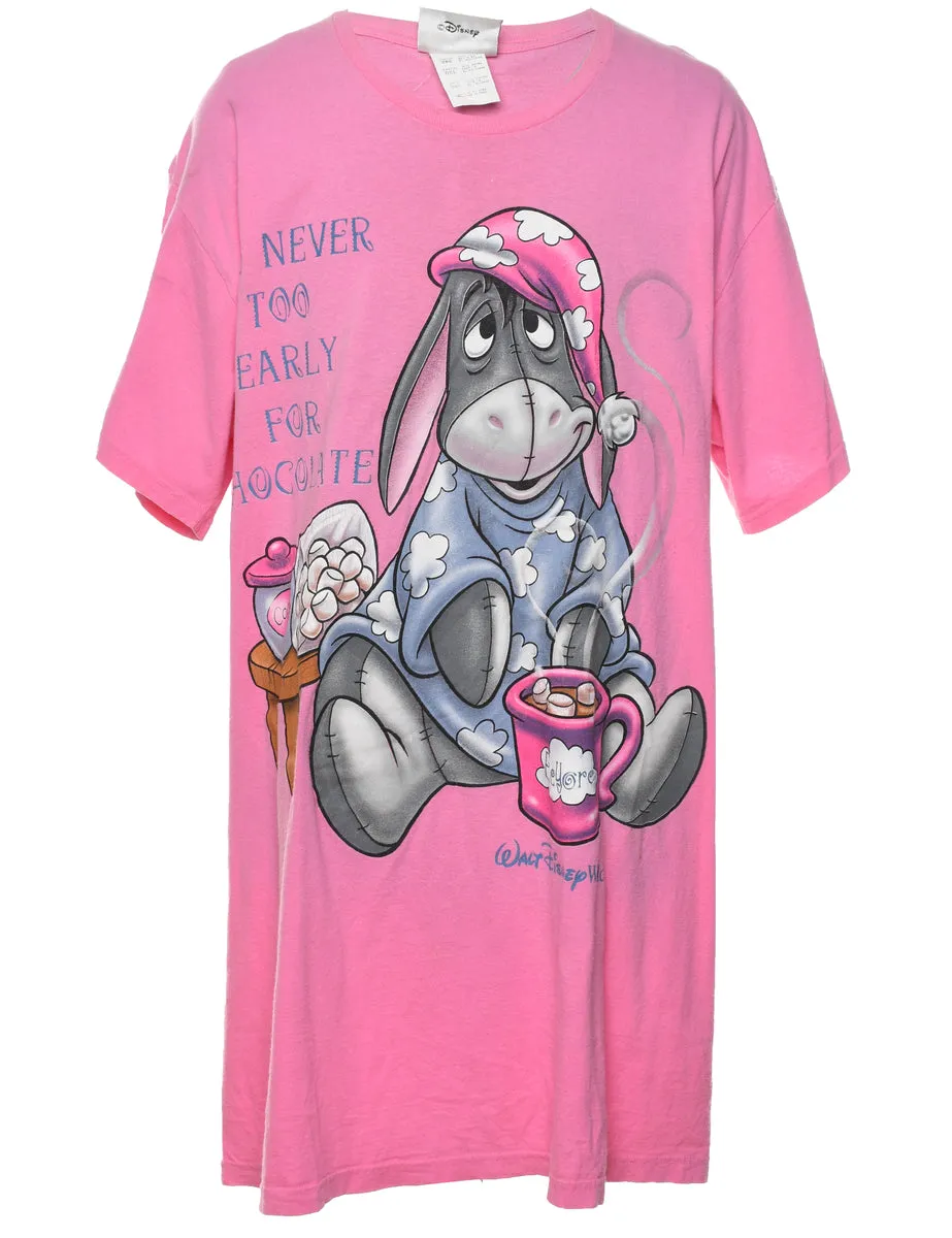 Eeyore Extra Long Cartoon T-shirt - XXL