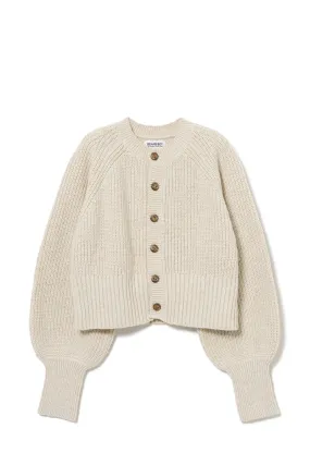 Elbow P Cardigan - Off White