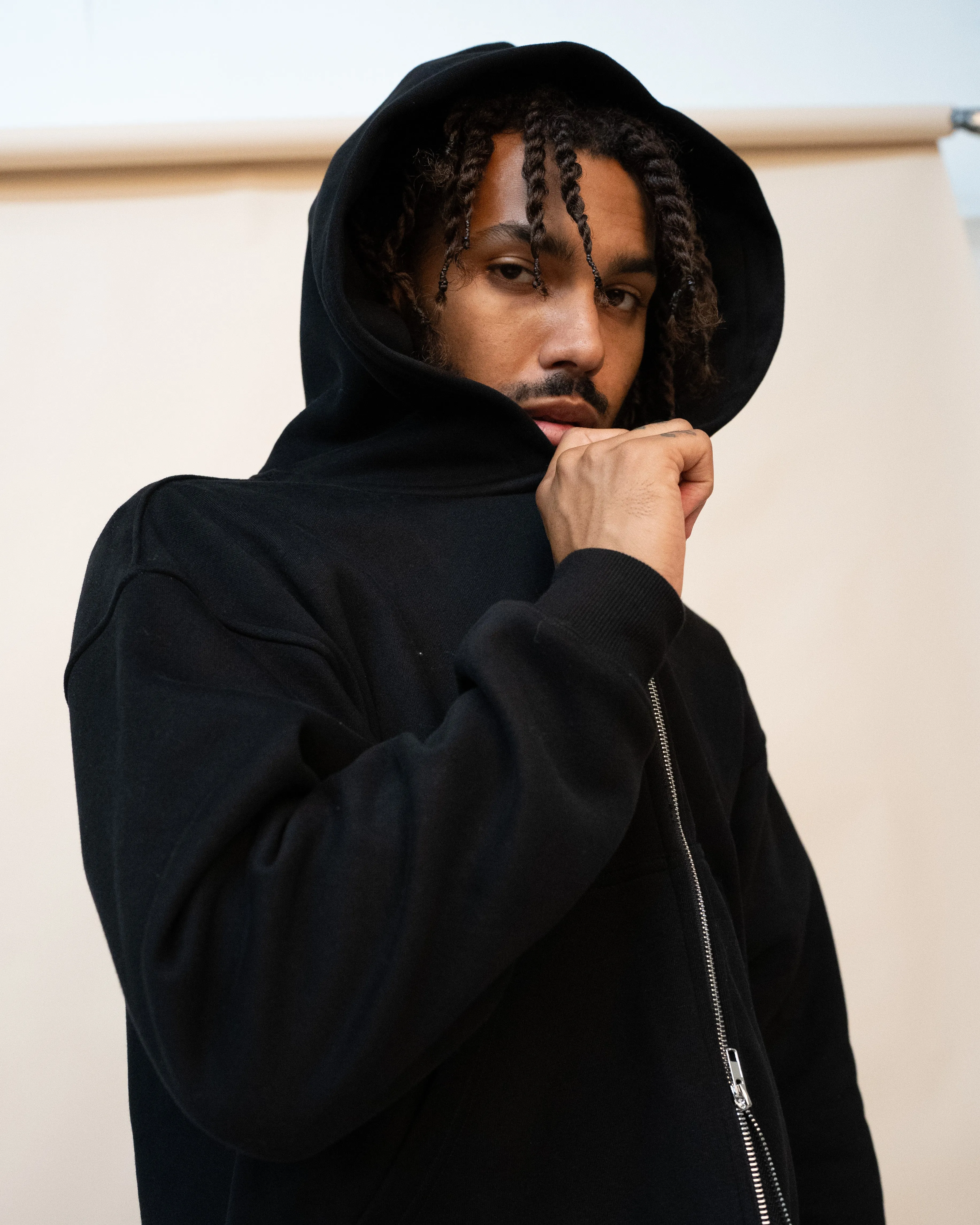 EPTM PERFECT ZIP UP HOODIE - BLACK