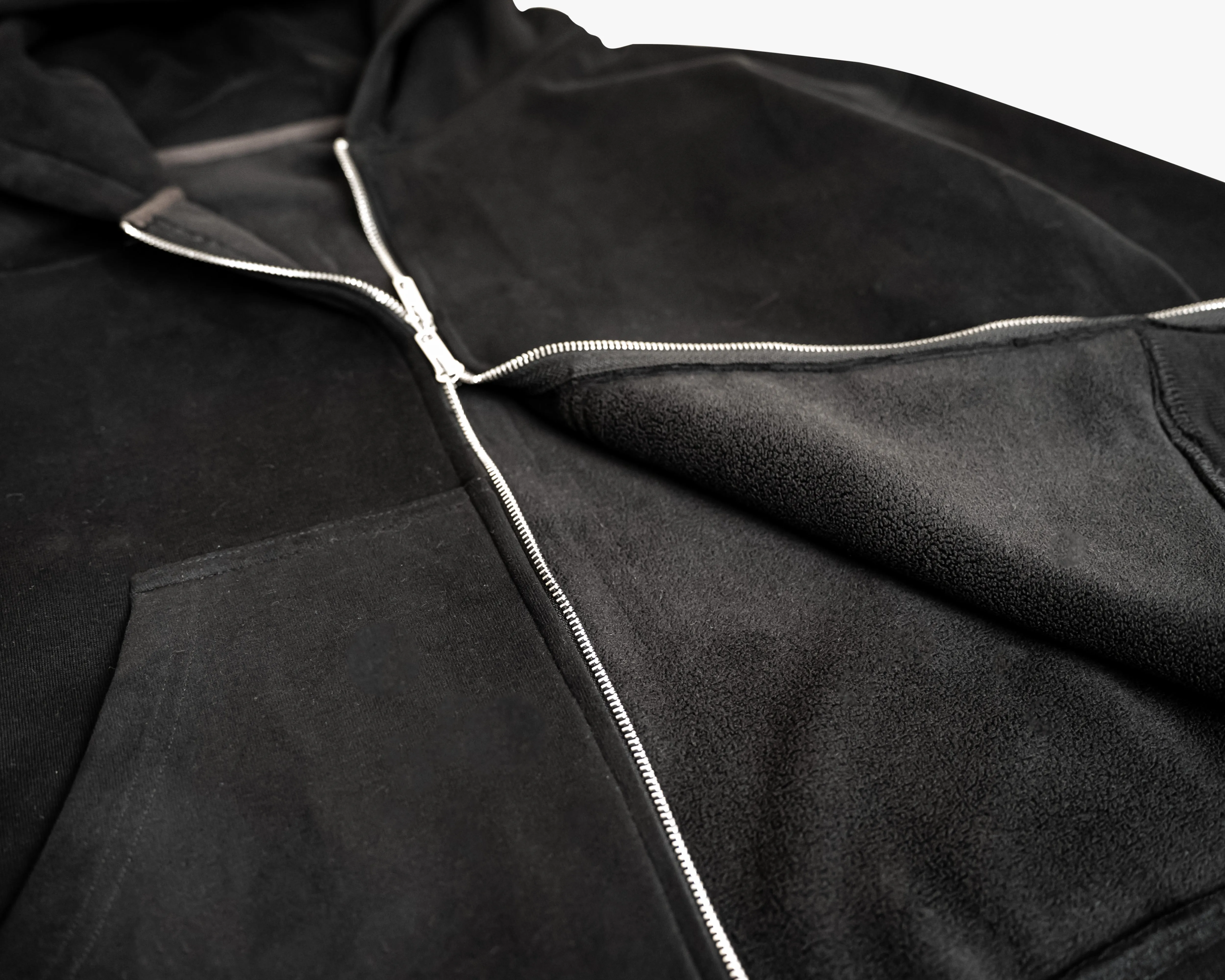 EPTM PERFECT ZIP UP HOODIE - BLACK