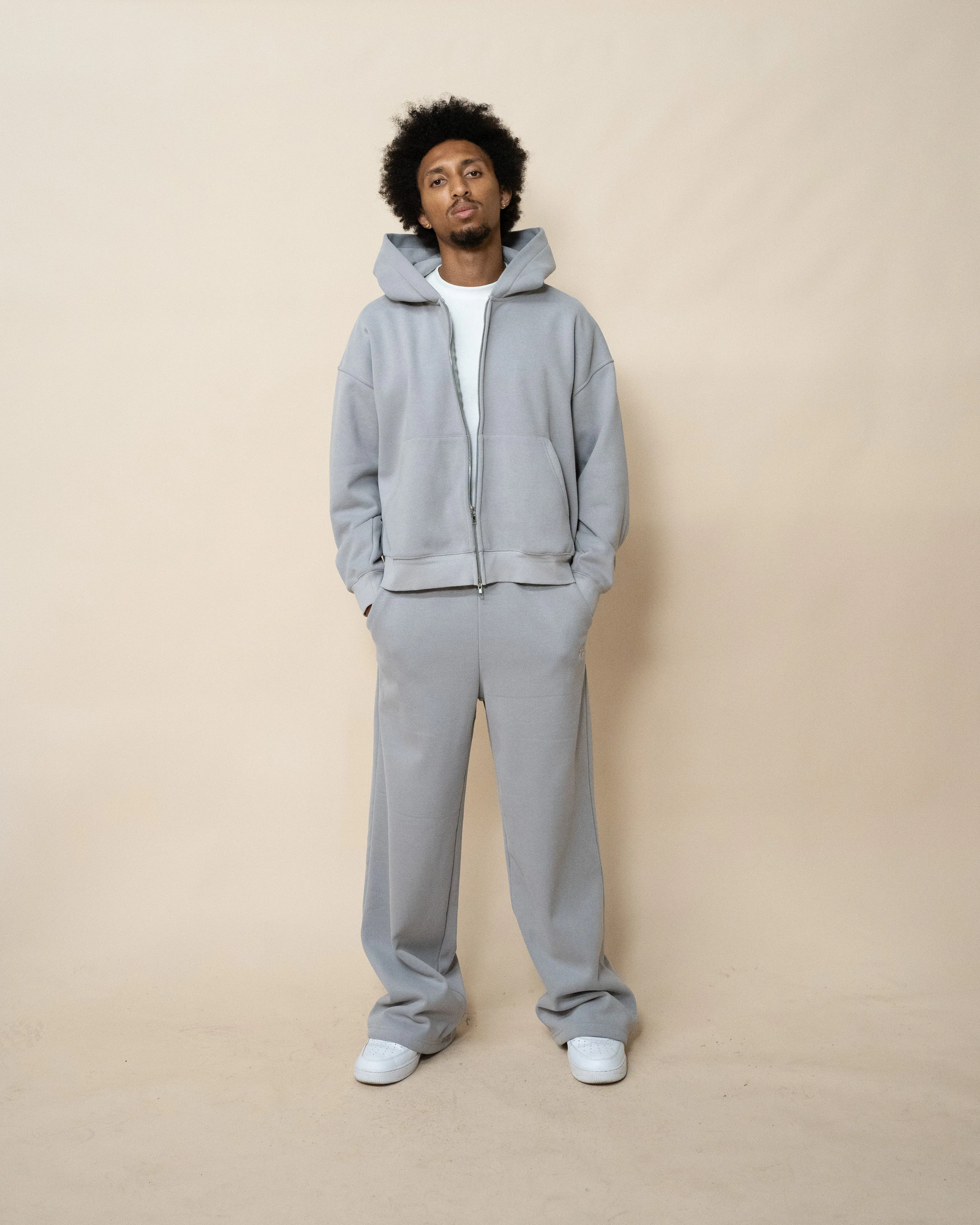 EPTM PERFECT ZIP UP HOODIE - GREY