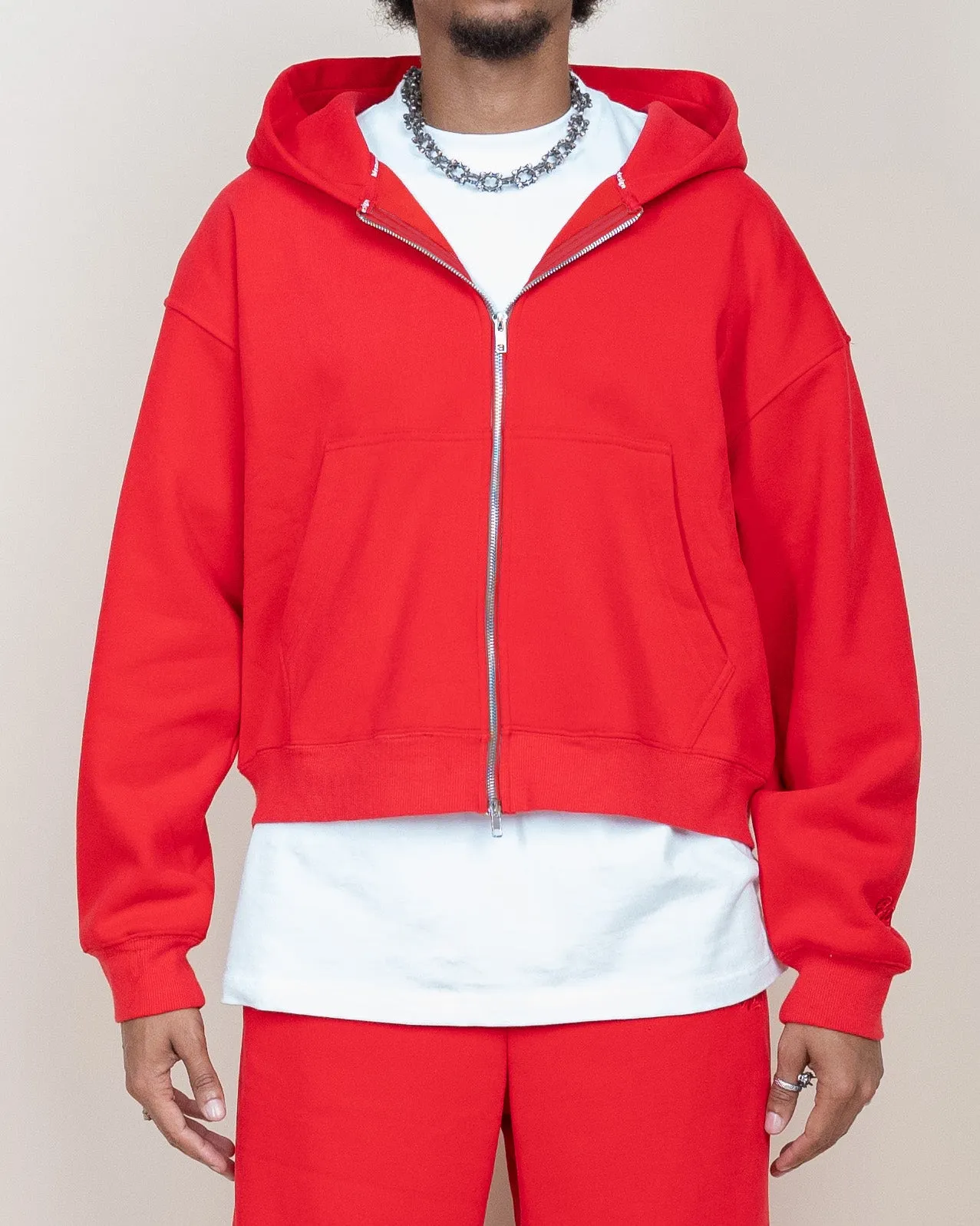 EPTM PERFECT ZIP UP HOODIE - RED