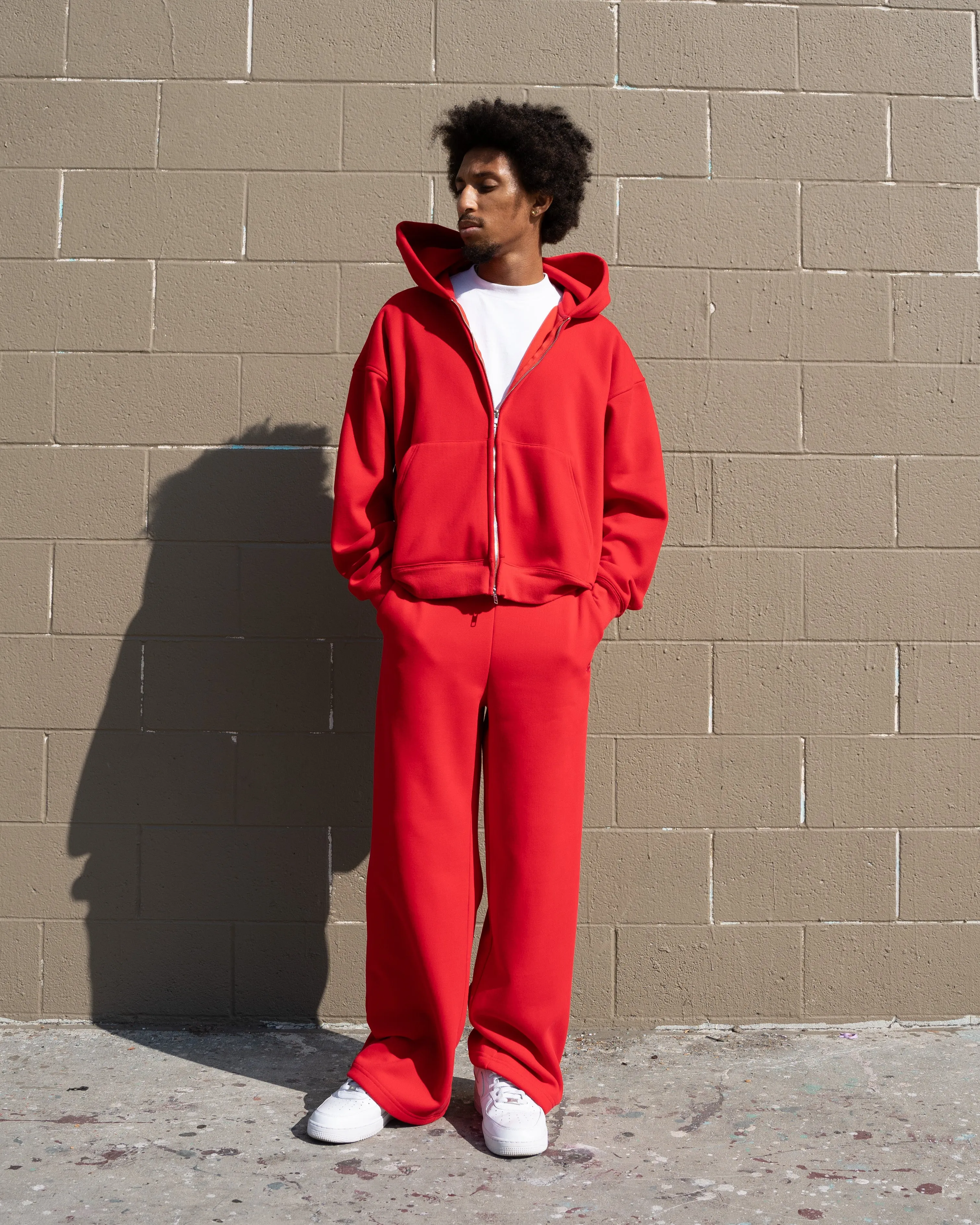 EPTM PERFECT ZIP UP HOODIE - RED