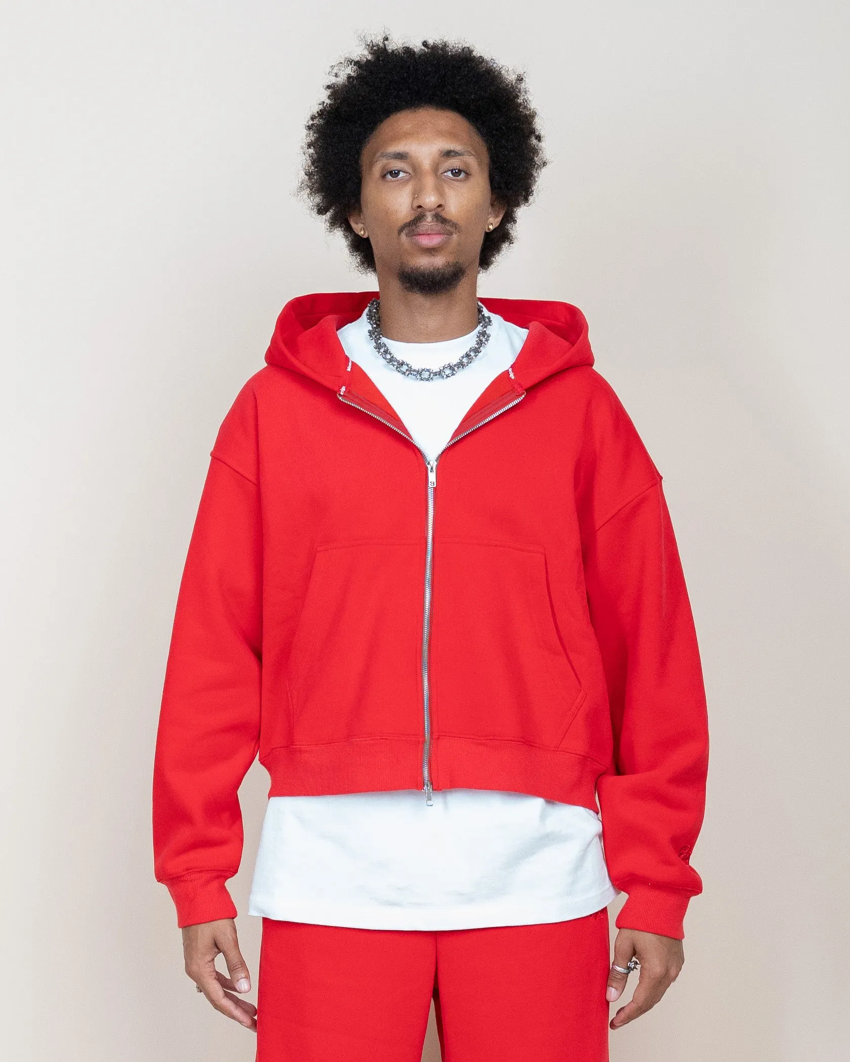 EPTM PERFECT ZIP UP HOODIE - RED