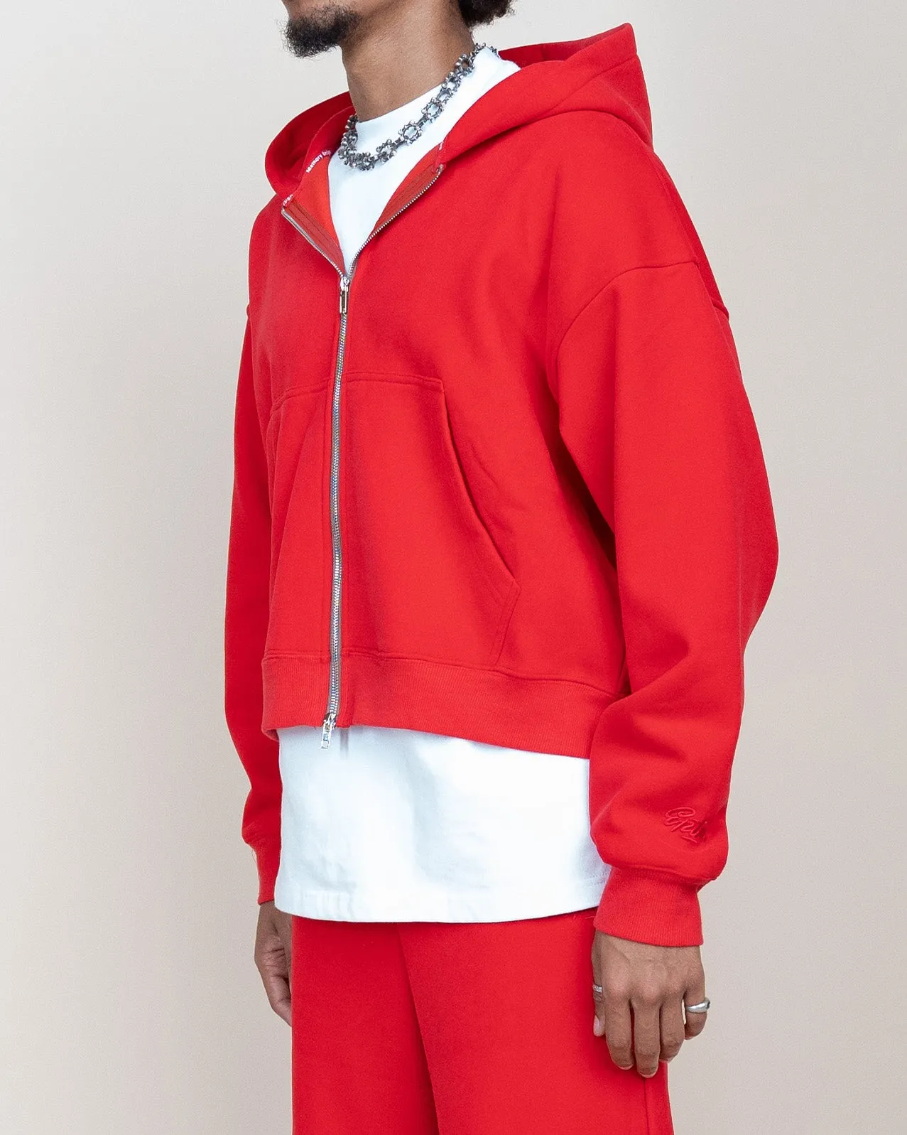 EPTM PERFECT ZIP UP HOODIE - RED