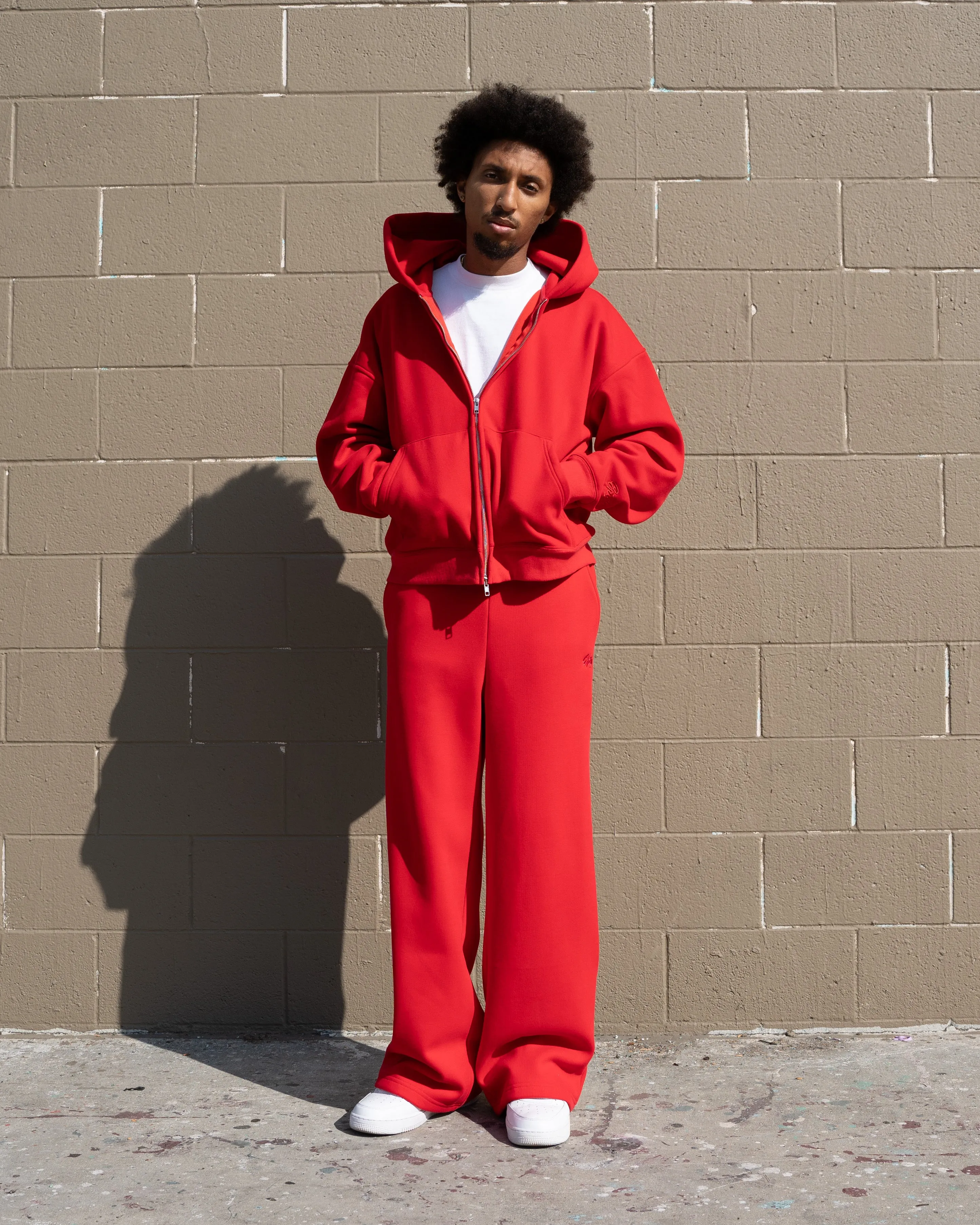 EPTM PERFECT ZIP UP HOODIE - RED