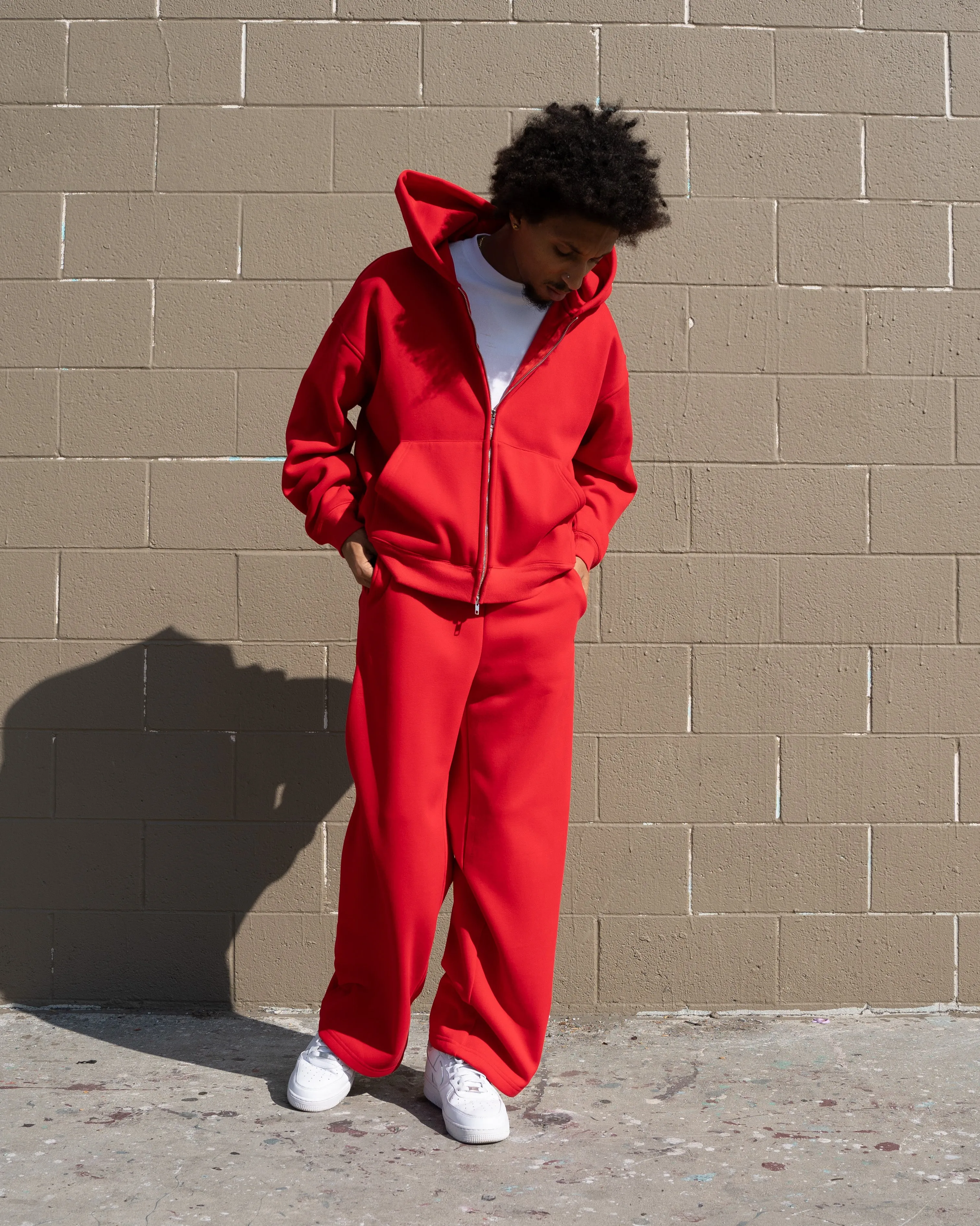 EPTM PERFECT ZIP UP HOODIE - RED