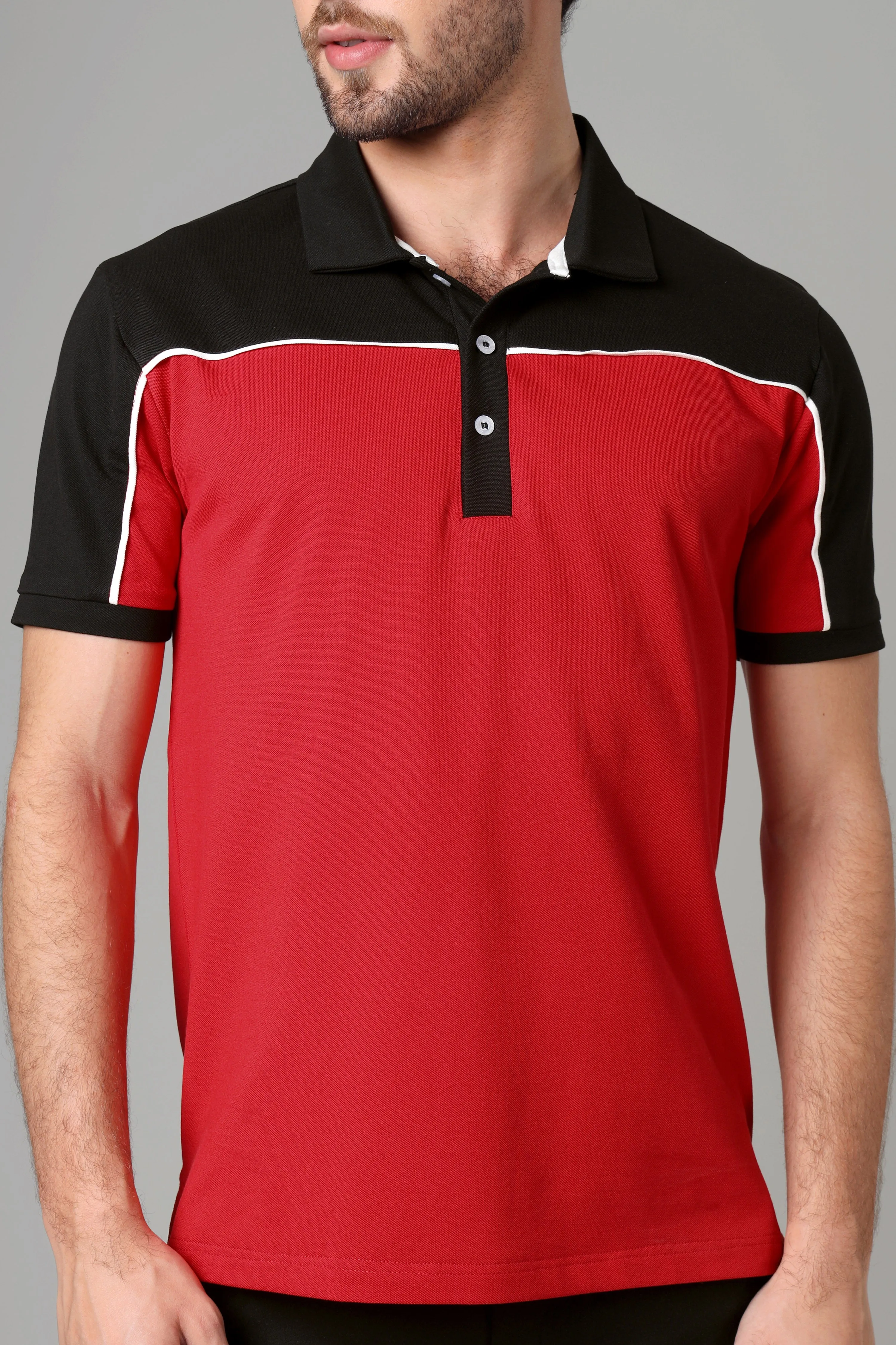 Exclusive Red Smart Polo T-Shirt For Men