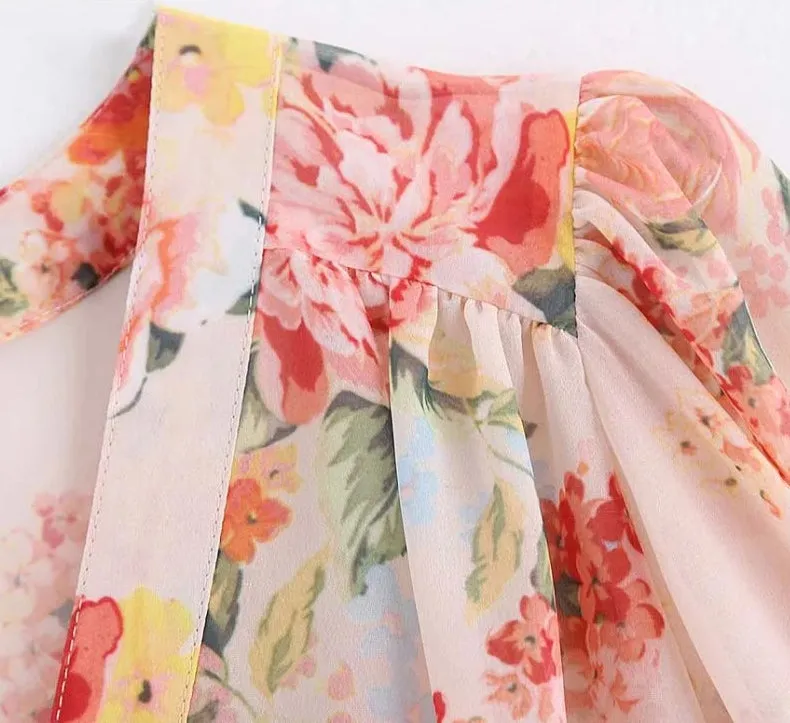 Floral Chiffon Blouse