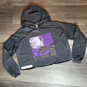 Girl Gone Batty Cropped Hoodie