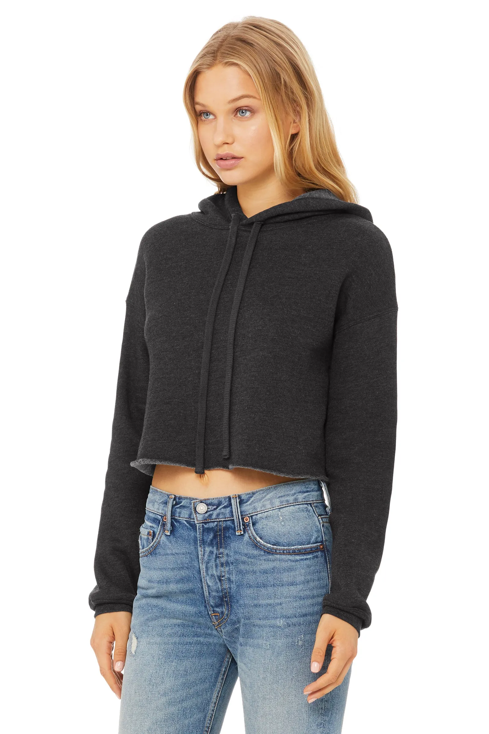 Girl Gone Batty Cropped Hoodie