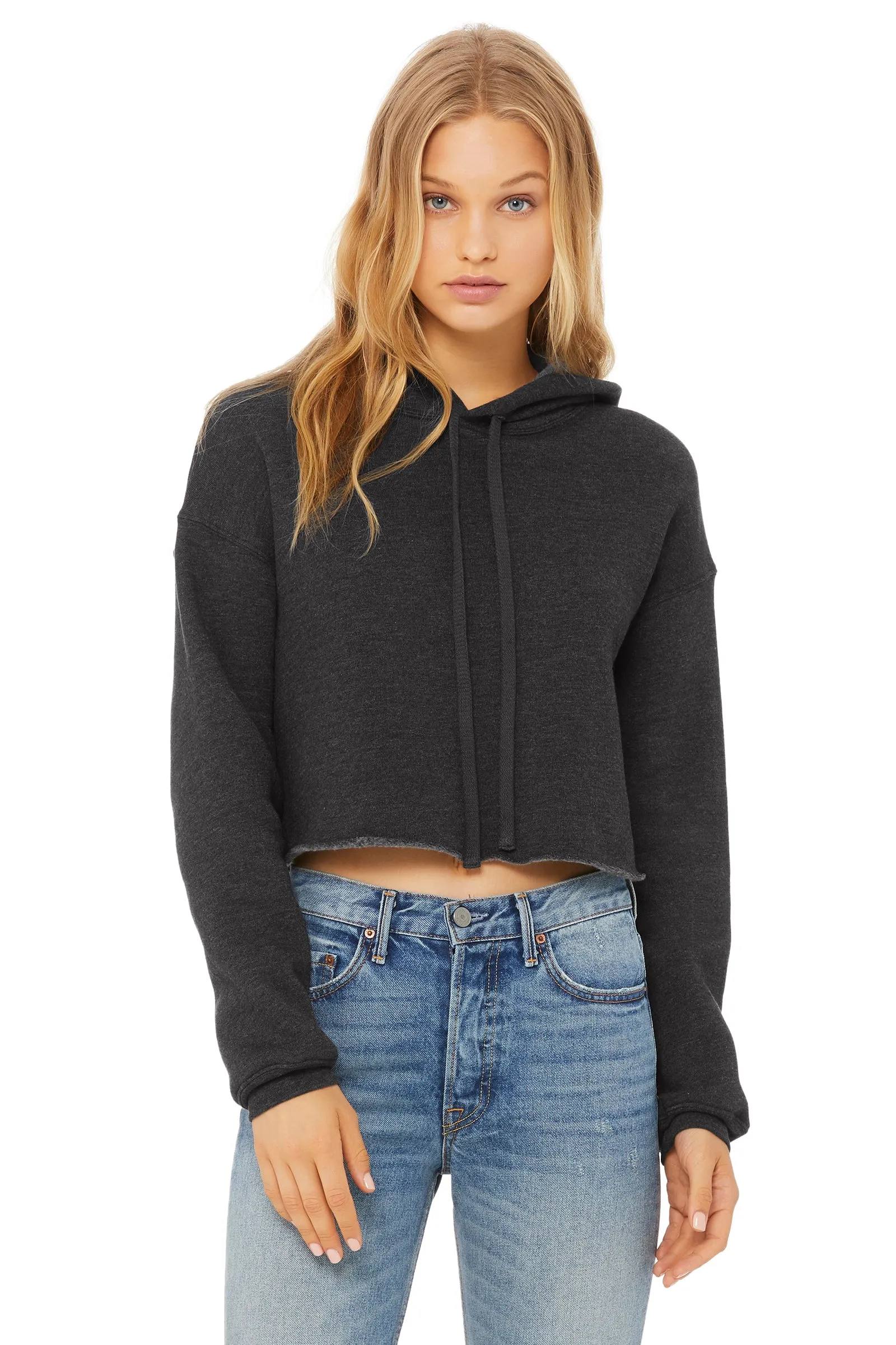 Girl Gone Batty Cropped Hoodie