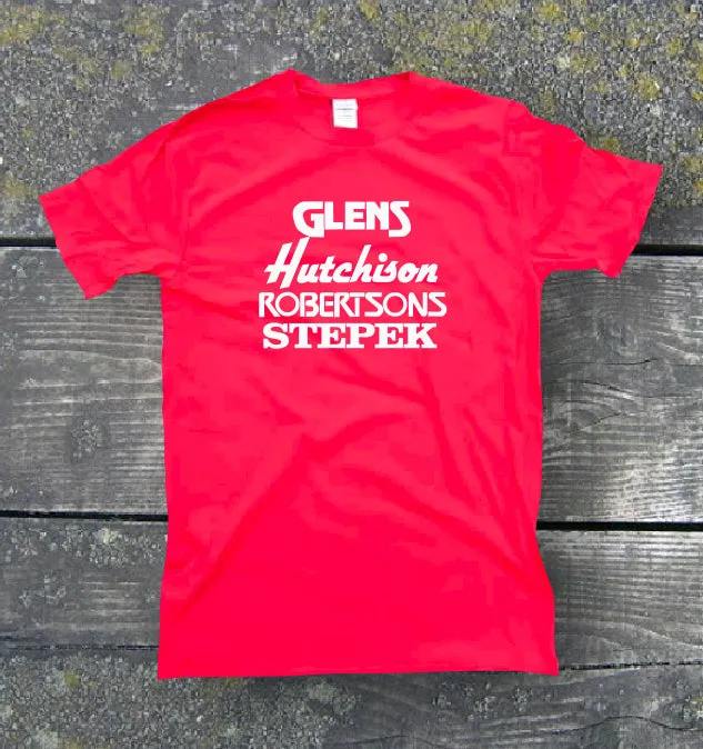 Glens Hutchison Robertsons & Stepek T-Shirt | Gallus Tees