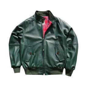 Green Golf Leather Jacket