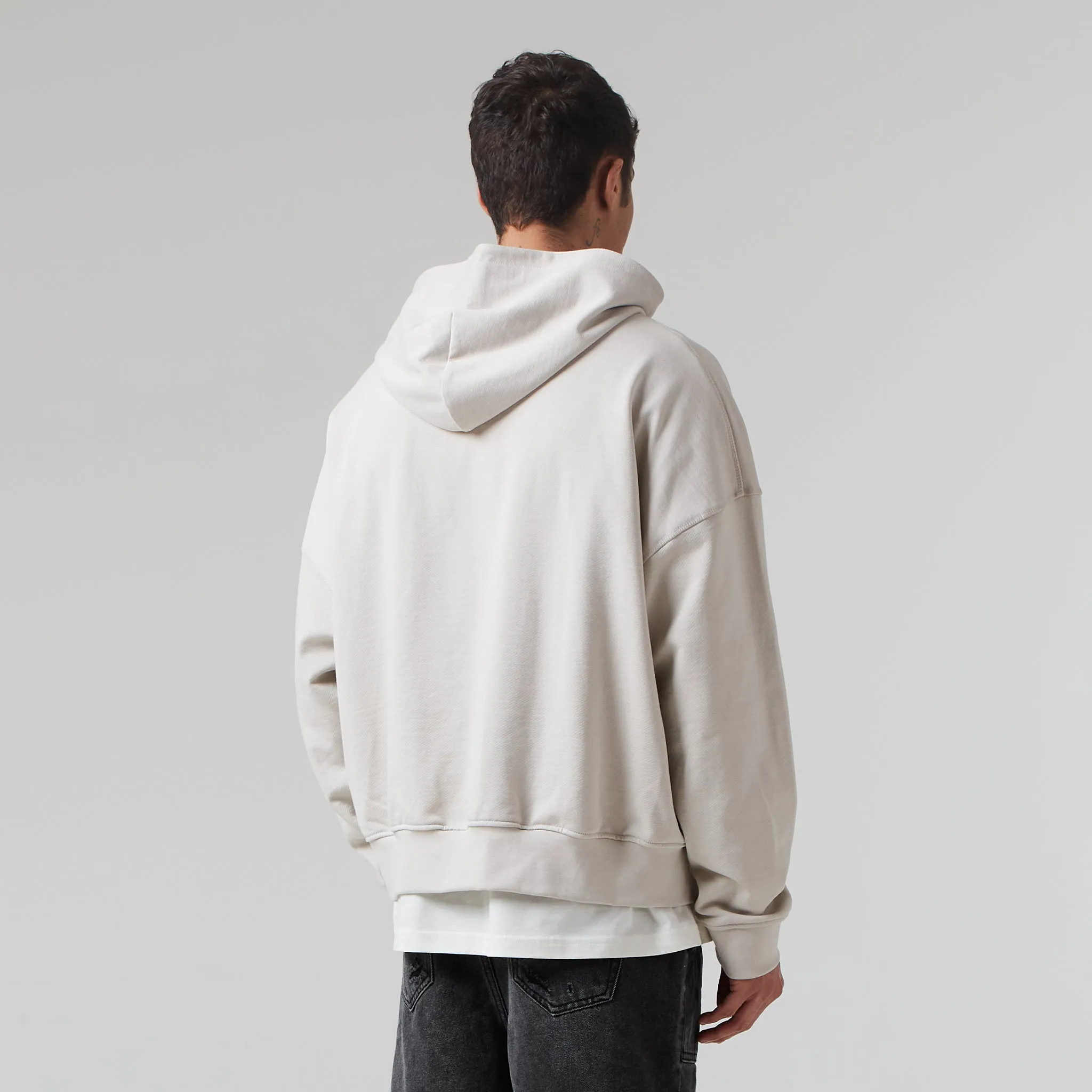 Heavyweight Box Fit Hoodie | Chalk