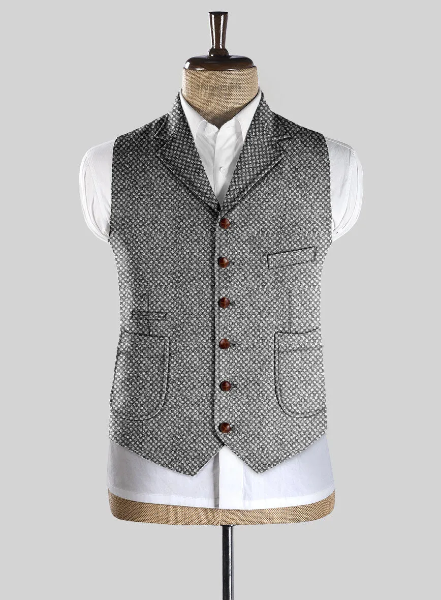 Highlander Heavy Honeycomb Gray Tweed Hunting Vest