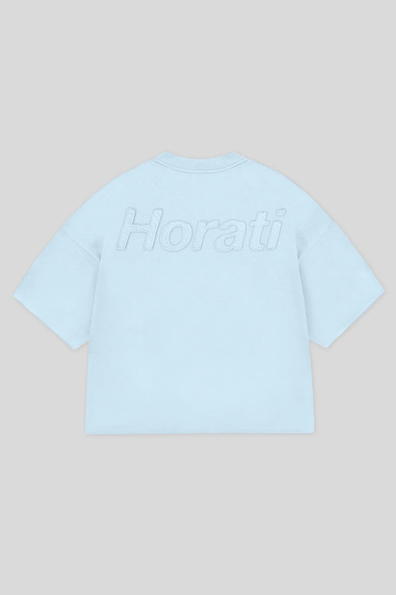 HORATI Boxy Tee — Frost Blue