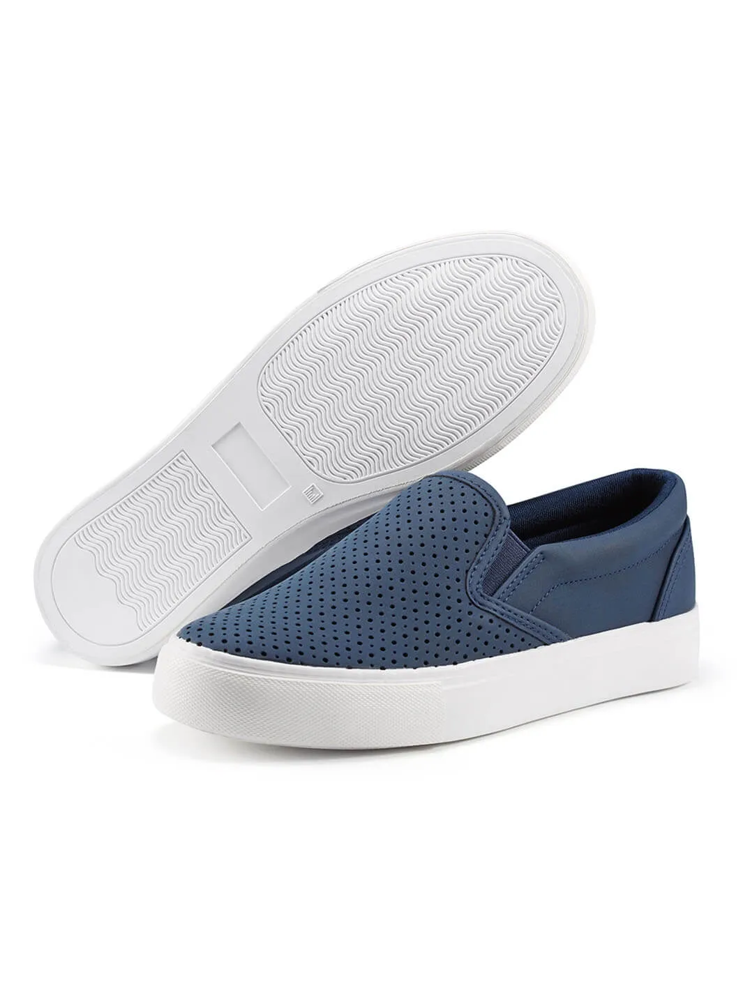 JENN ARDOR Women Breathable Slip-On Sneakers