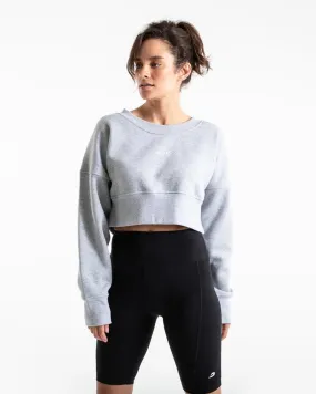 JOHNSON CROPPED SWEATSHIRT - GREY