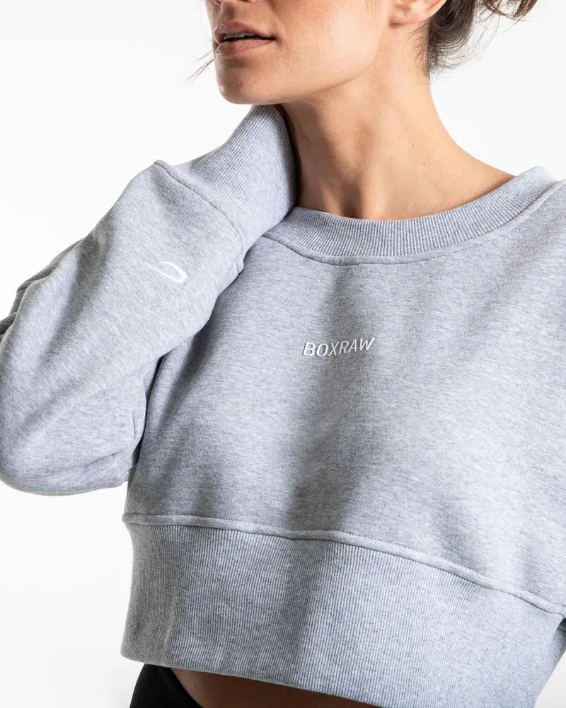 JOHNSON CROPPED SWEATSHIRT - GREY