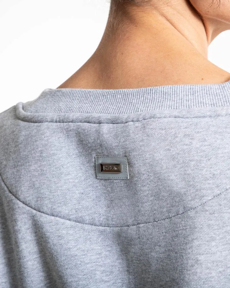 JOHNSON CROPPED SWEATSHIRT - GREY