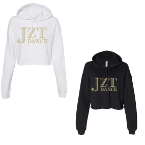 JZT DANCE Cropped Studded Hoodie