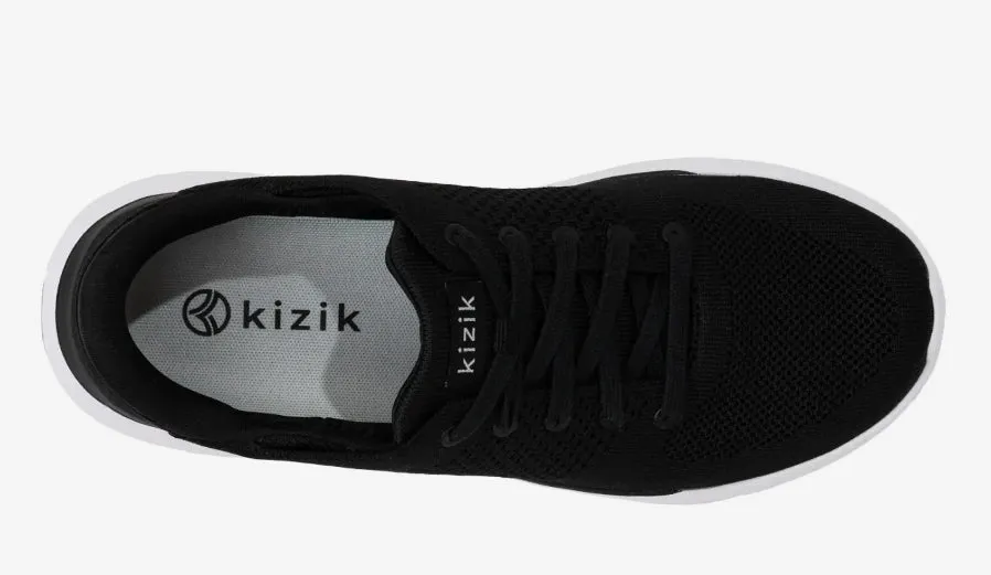 Kizik Lima Slip in Sneaker Black