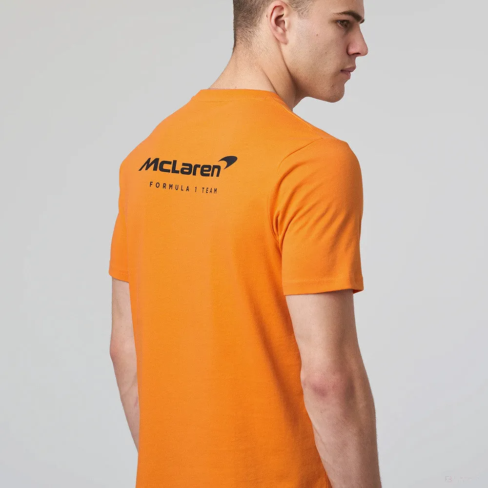 McLaren T-Shirt, Essential Team Logo, Orange, 2022