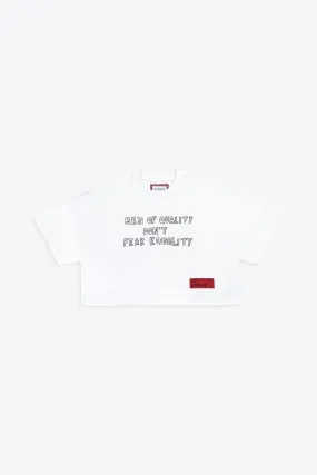 Men of Quality S/S Crop (White)