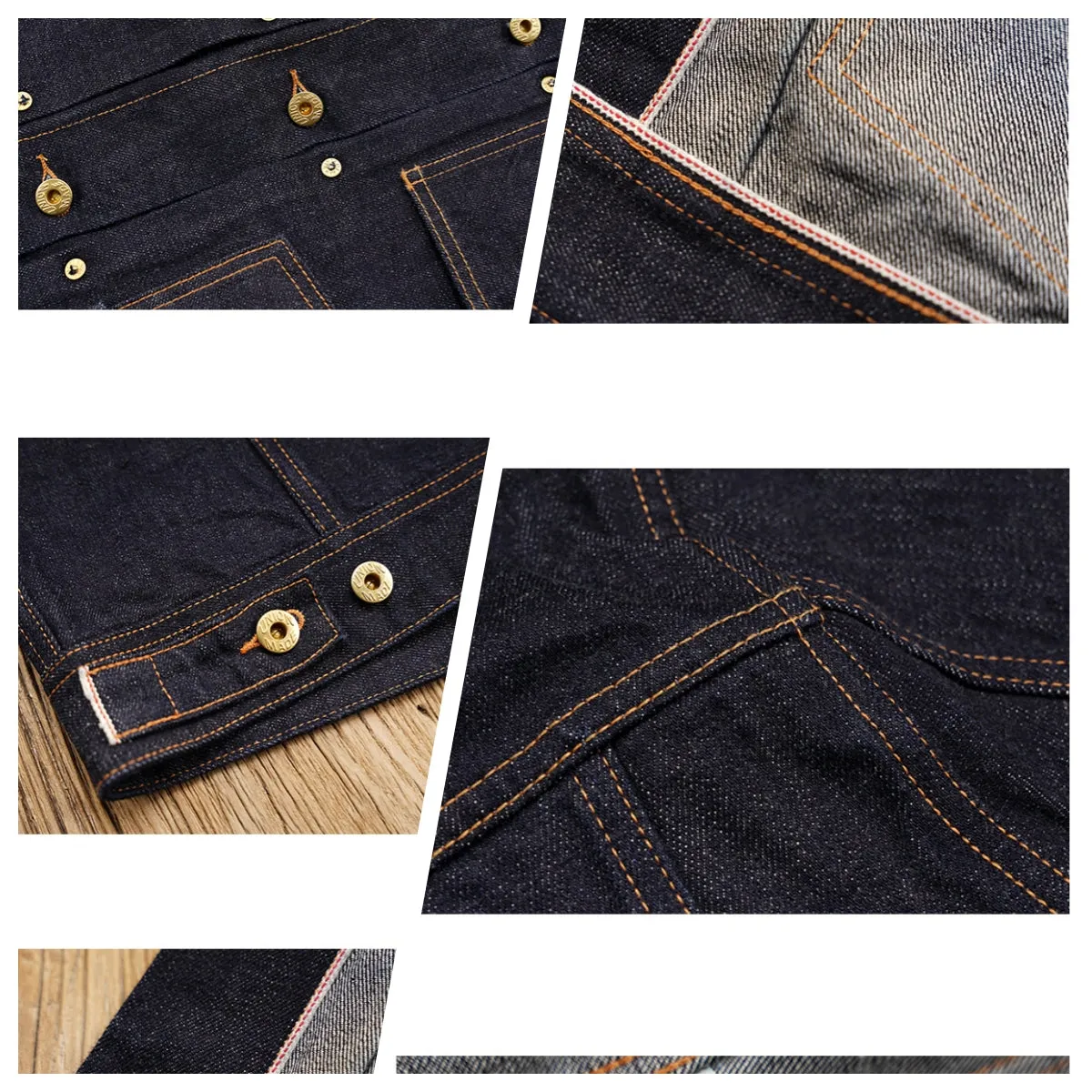 Men's 17OZ Selvedge Denim Jacket