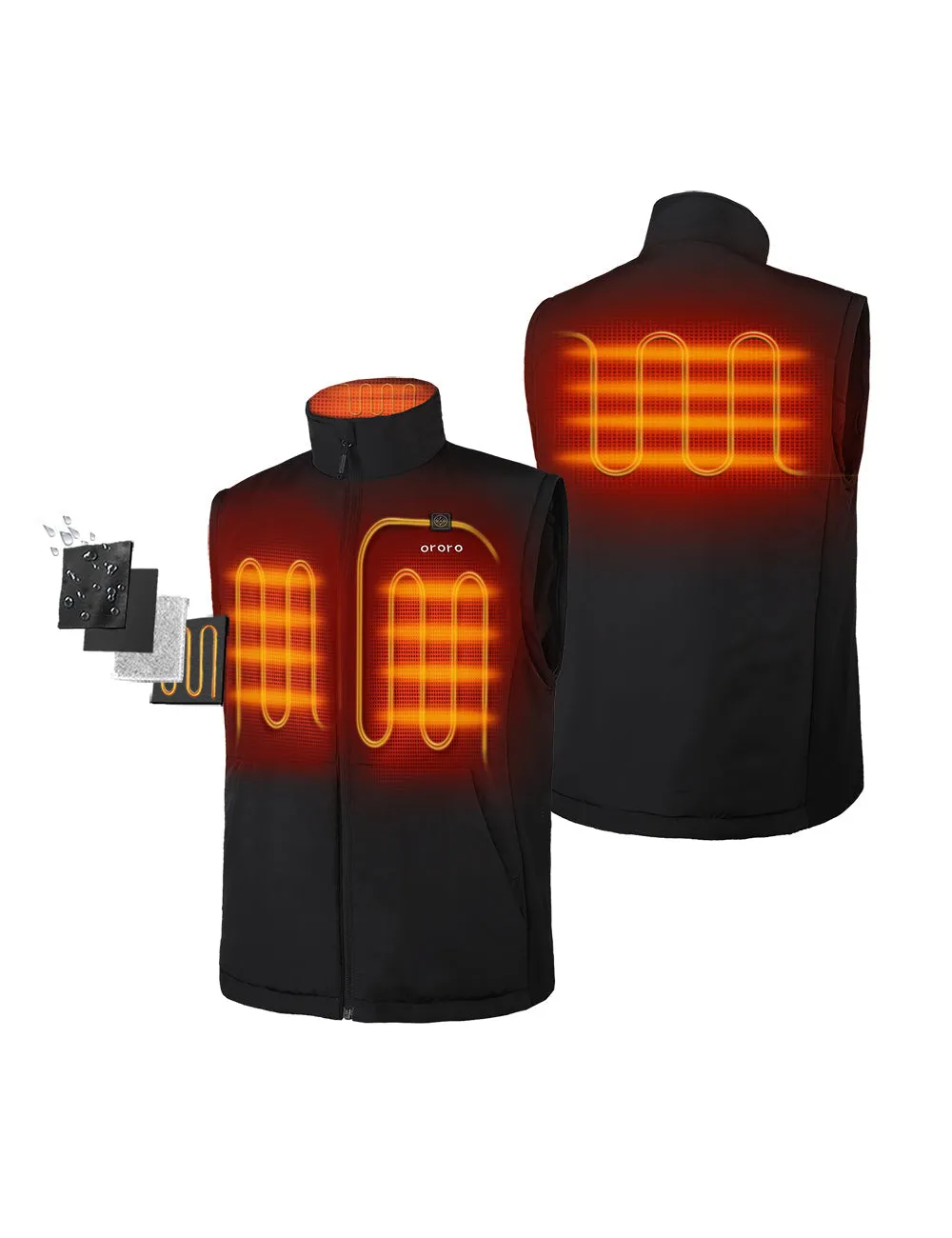 Men's Heated Golf Jacket (with Zip-Off Sleeves) (Apparel Only)